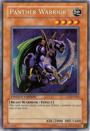 Panther Warrior (Secret Rare) (CT2-EN006) - 2005 Collectors Tin Limited