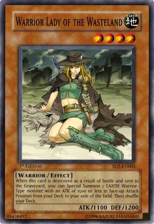 Warrior Lady of the Wasteland (Common) (SD5-EN002) - Structure Deck: Warrior's Triumph 1st Edition