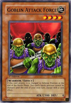 Goblin Attack Force (Common) (SD5-EN004) - Structure Deck: Warrior's Triumph 1st Edition