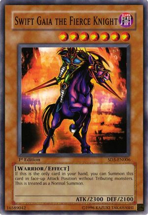 Swift Gaia the Fierce Knight (Common) (SD5-EN006) - Structure Deck: Warrior's Triumph 1st Edition