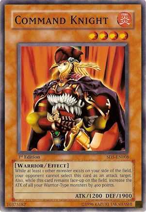 Command Knight (Common) (SD5-EN008) - Structure Deck: Warrior's Triumph 1st Edition