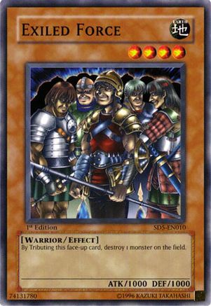 Exiled Force (Common) (SD5-EN010) - Structure Deck: Warrior's Triumph 1st Edition