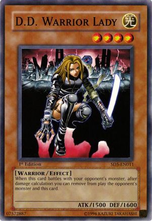 D.D. Warrior Lady (Common) (SD5-EN011) - Structure Deck: Warrior's Triumph 1st Edition