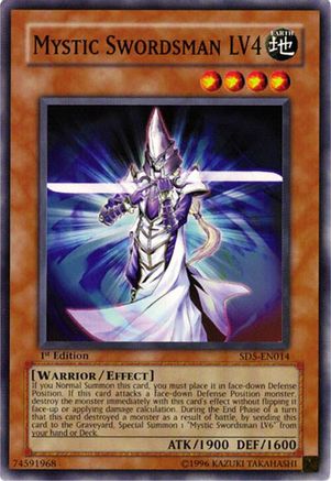 Mystic Swordsman LV4 (Common) (SD5-EN014) - Structure Deck: Warrior's Triumph 1st Edition