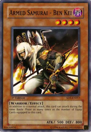 Armed Samurai - Ben Kei (Common) (SD5-EN017) - Structure Deck: Warrior's Triumph 1st Edition