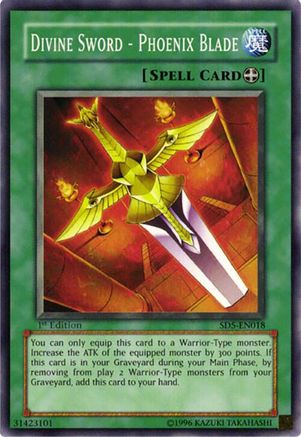 Divine Sword - Phoenix Blade (Common) (SD5-EN018) - Structure Deck: Warrior's Triumph 1st Edition