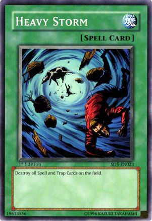 Heavy Storm (Common) (SD5-EN023) - Structure Deck: Warrior's Triumph 1st Edition