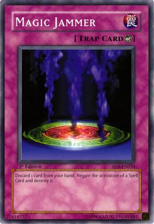 Magic Jammer (Common) (SD5-EN034) - Structure Deck: Warrior's Triumph 1st Edition