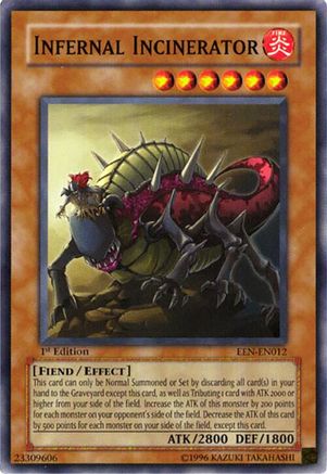 Infernal Incinerator (Common) (EEN-EN012) - Elemental Energy Unlimited