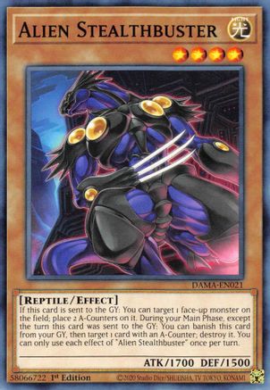Alien Stealthbuster (Common) (DAMA-EN021) - Dawn of Majesty 1st Edition
