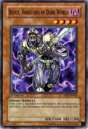 Beiige, Vanguard of Dark World (Common) (EEN-EN020) - Elemental Energy 1st Edition