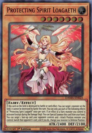 Protecting Spirit Loagaeth (Ultra Rare) (DAMA-EN025) - Dawn of Majesty 1st Edition