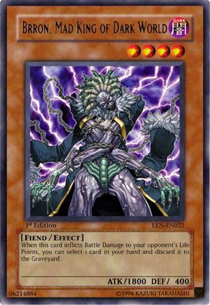 Brron, Mad King of Dark World (Rare) (EEN-EN022) - Elemental Energy 1st Edition