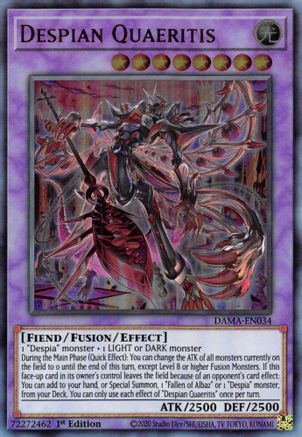 Despian Quaeritis (Ultra Rare) (DAMA-EN034) - Dawn of Majesty 1st Edition