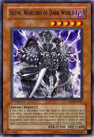 Sillva, Warlord of Dark World (Rare) (EEN-EN023) - Elemental Energy Unlimited