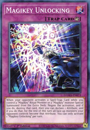 Magikey Unlocking (Common) (DAMA-EN073) - Dawn of Majesty 1st Edition