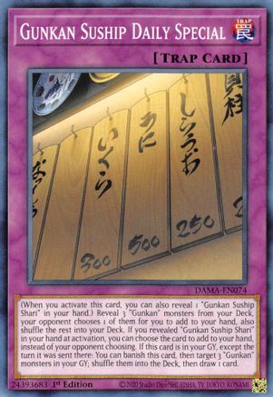 Gunkan Suship Daily Special (Common) (DAMA-EN074) - Dawn of Majesty 1st Edition