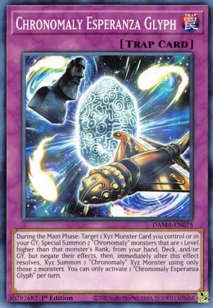 Chronomaly Esperanza Glyph (Common) (DAMA-EN075) - Dawn of Majesty 1st Edition