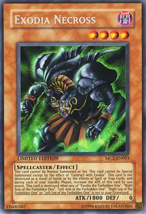 Exodia Necross (Secret Rare) (MC2-EN003) - Master Collection Volume 2 Limited