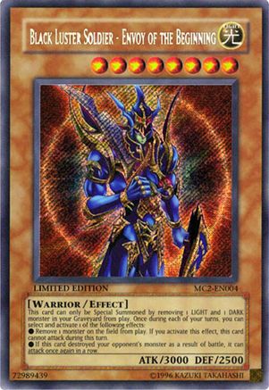 Black Luster Soldier - Envoy of the Beginning (Secret Rare) (MC2-EN004) - Master Collection Volume 2 Limited