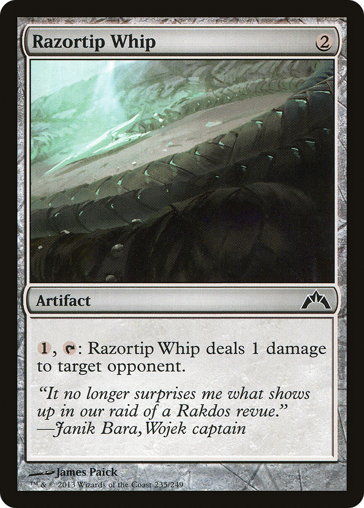 Razortip Whip (GTC-235) [Gatecrash] Foil