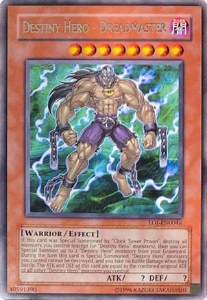 Destiny Hero - Dreadmaster (EOJ-EN004K) (Rare) (EOJ-EN004K) - Redemption Replacement Unlimited