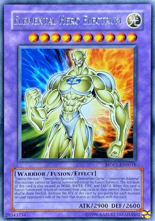 Elemental Hero Electrum (Rare) (MDP2-EN001K) - Redemption Replacement Unlimited
