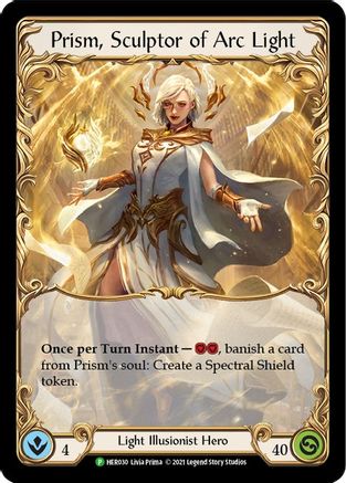 Prism, Sculptor of Arc Light - HER030 (HER030) - Flesh and Blood: Promo Cards Cold Foil