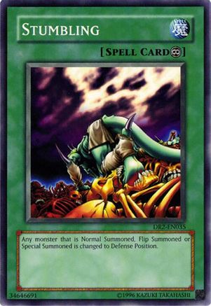 Stumbling (Common) (DR2-EN035) - Dark Revelation Volume 2 Unlimited
