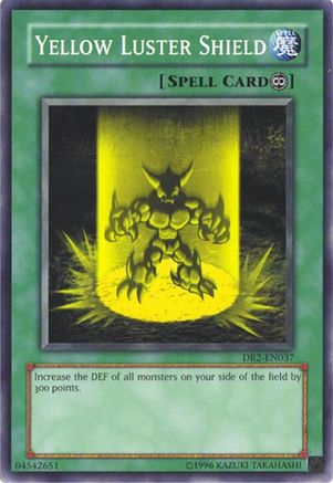 Yellow Luster Shield (Common) (DR2-EN037) - Dark Revelation Volume 2 Unlimited