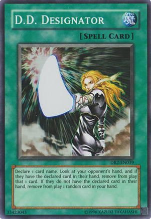 D.D. Designator (Super Rare) (DR2-EN039) - Dark Revelation Volume 2 Unlimited