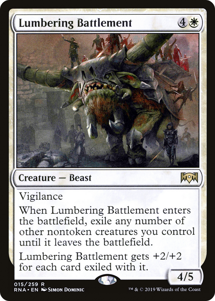 Lumbering Battlement (RNA-015) [Ravnica Allegiance] Foil