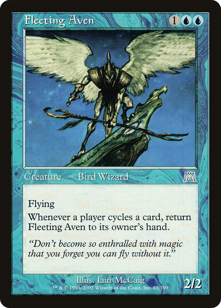 Fleeting Aven (ONS-083) [Onslaught] Foil