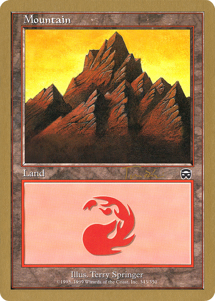 Mountain (343) - 2001 Jan Tomcani (INV) (WCD-JT343) [World Championship Decks 2001]