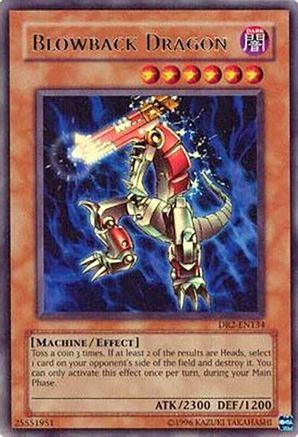 Blowback Dragon (Ultra Rare) (DR2-EN134) - Dark Revelation Volume 2 Unlimited