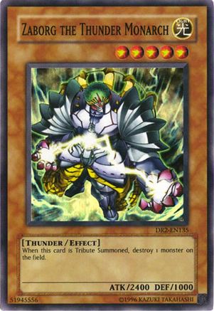 Zaborg the Thunder Monarch (Super Rare) (DR2-EN135) - Dark Revelation Volume 2 Unlimited