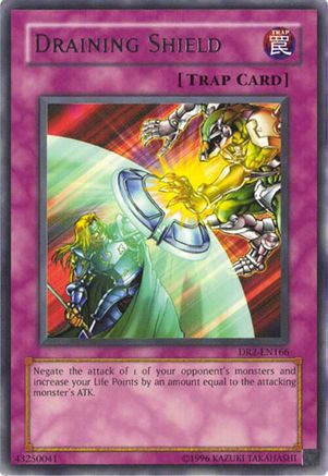 Draining Shield (Rare) (DR2-EN166) - Dark Revelation Volume 2 Unlimited