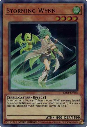Storming Wynn (Ultra Rare) (LART-EN038) - The Lost Art Promotion Limited