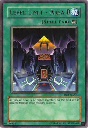 Level Limit - Area B (Rare) (DR2-EN205) - Dark Revelation Volume 2 Unlimited