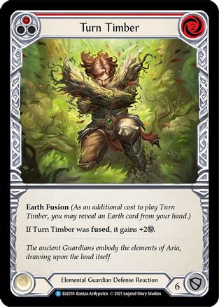 Turn Timber (Red) (ELE010) - Tales of Aria 1st Edition