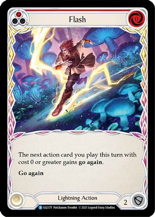 Flash (Red) (ELE177) - Tales of Aria 1st Edition Rainbow Foil