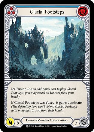 Glacial Footsteps (Blue) (ELE018) - Tales of Aria Unlimited Edition