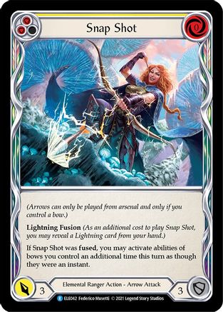 Snap Shot (Yellow) (ELE042) - Tales of Aria 1st Edition Rainbow Foil