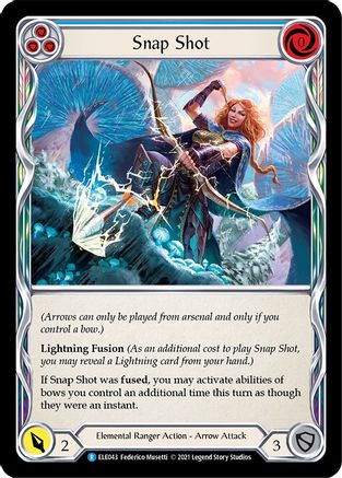 Snap Shot (Blue) (ELE043) - Tales of Aria Unlimited Edition Rainbow Foil