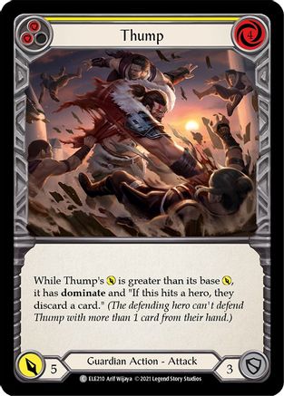 Thump (Yellow) (ELE210) - Tales of Aria Unlimited Edition Rainbow Foil