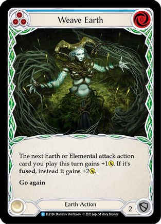 Weave Earth (Blue) (ELE124) - Tales of Aria Unlimited Edition