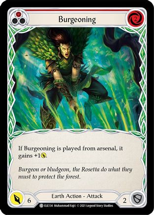Burgeoning (Red) (ELE134) - Tales of Aria 1st Edition