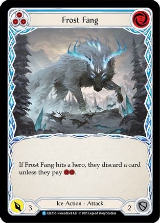Frost Fang (Blue) (ELE150) - Tales of Aria Unlimited Edition Rainbow Foil