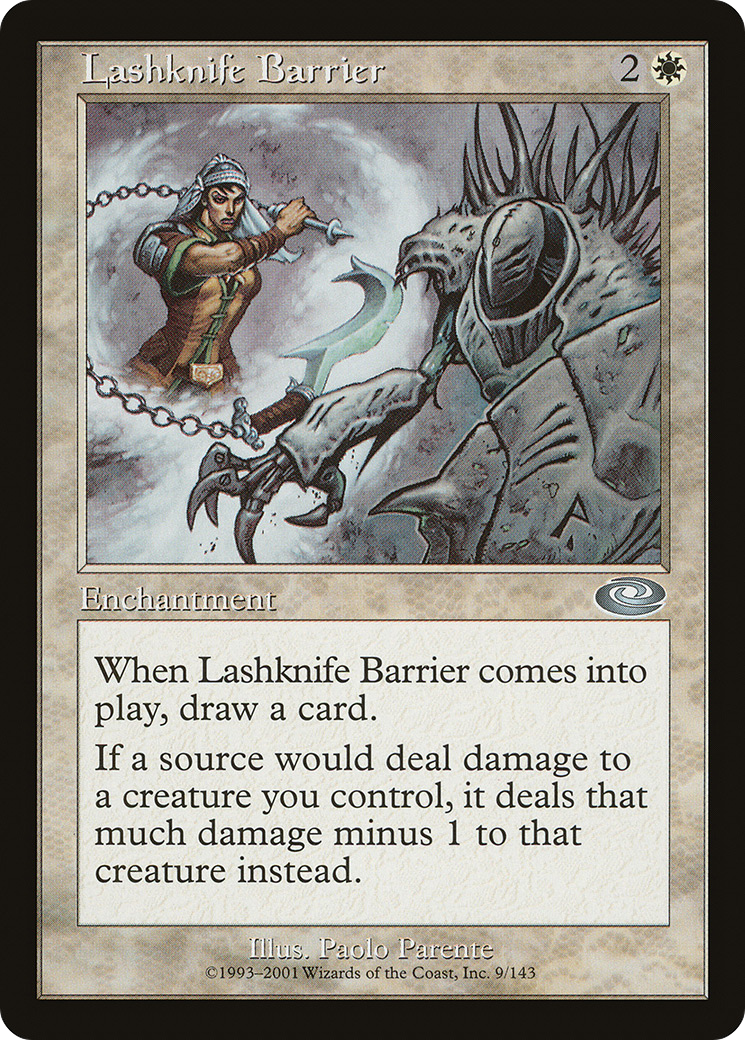 Lashknife Barrier (PLS-009) [Planeshift]