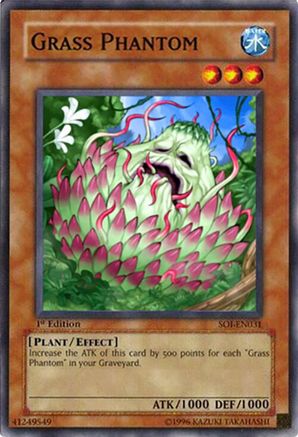 Grass Phantom (Common) (SOI-EN031) - Shadow of Infinity 1st Edition